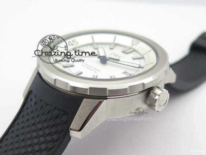 MIROTIME 0214 TechFriendly Aquatimer Automatic SS IW329003 V6F 1:1 Best Edition On Black Rubber Strap MIYOTA 7271